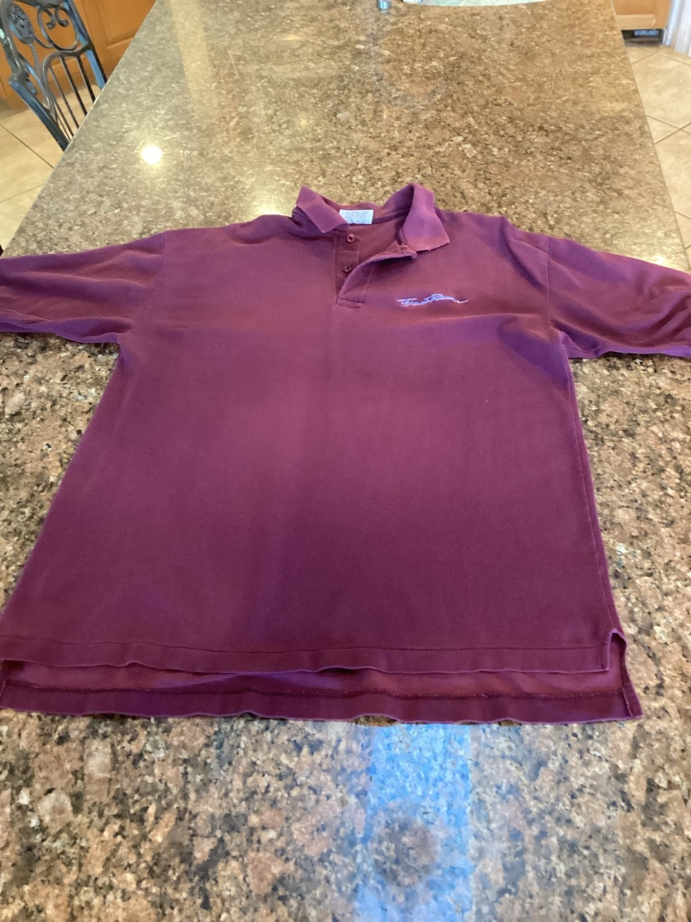 Front Runner,Men's Polo Shirt in Deep Plum,Size Extra Large